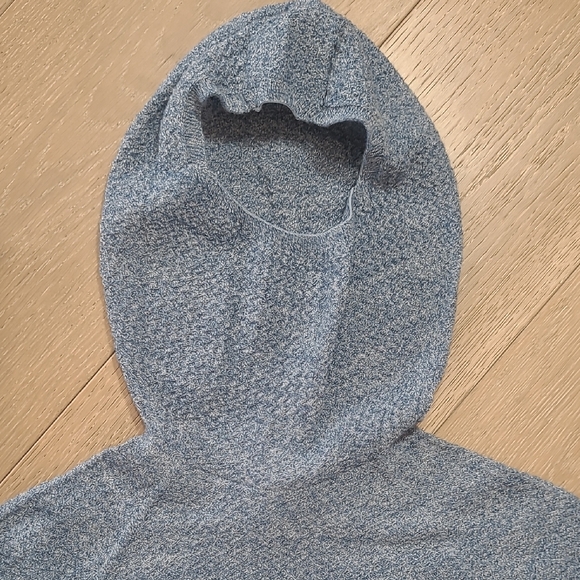 EUC Patagonia Shirt Women's sz S Capilene Air Hoody Smolder Blue Wool Blend Top - Picture 3 of 10